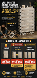 KickNova 6™ | Zapatero Organizador de 6 Niveles